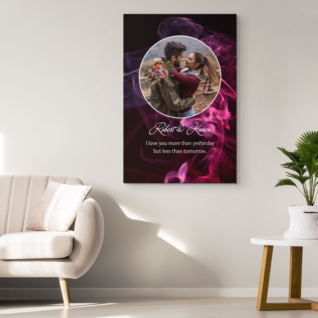 Customized Romantic Canvas - More than yesterday Canvas Wall Art 2 teelaunch 
