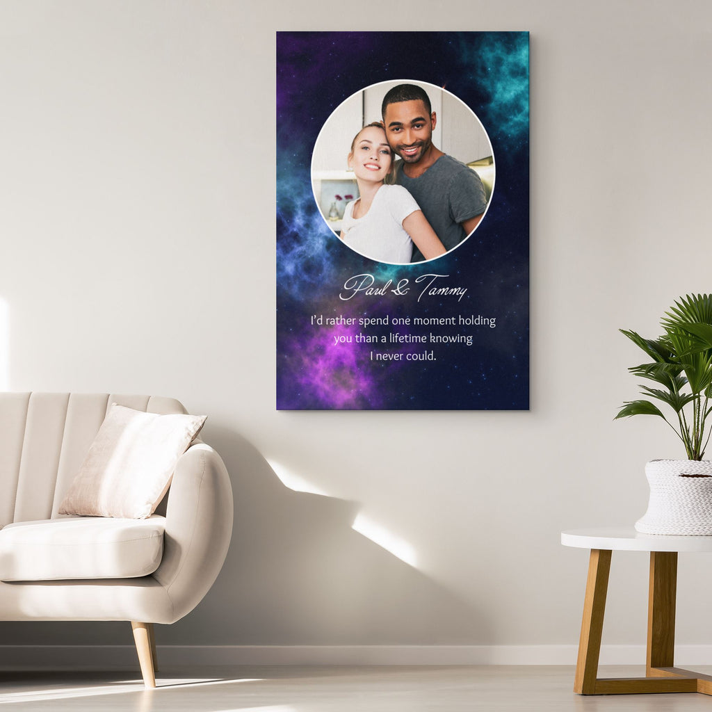 Customized Romantic Canvas - Spend one moment Canvas Wall Art 2 teelaunch 