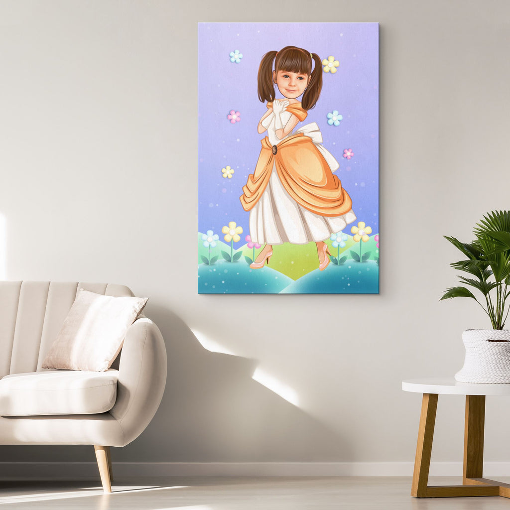 Personalized Little Princess Canvas Canvas Wall Art 2 teelaunch 