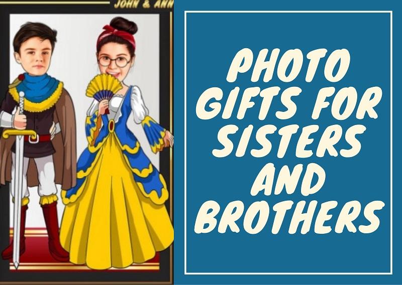 Perfect Cartoon Photo Gifts Ideas For Sisters And Brothers