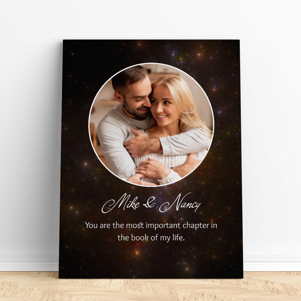 Customized Romantic Canvas - Most important chapter Canvas Wall Art 2 teelaunch 