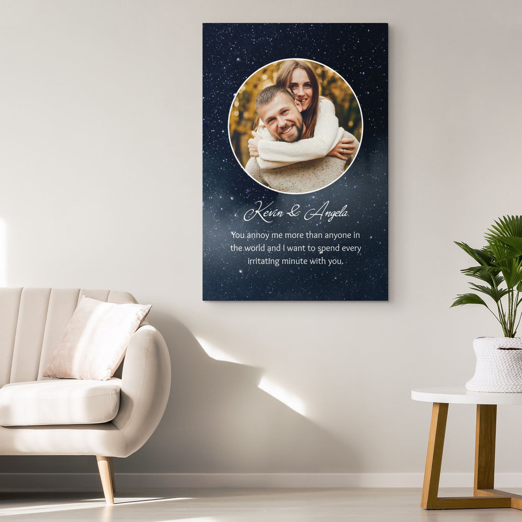 Customized Romantic Canvas - You annoy me Canvas Wall Art 2 teelaunch 