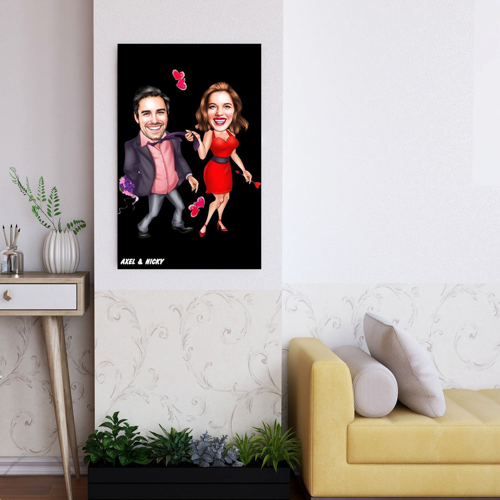 Romantic Funny Personalized Couple Wooden Wall Art Gifts 