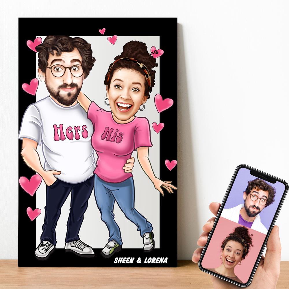 I love my girlfriend my boyfriend custom photo personalized phone case -  HumanCustom - Unique Personalized Gifts Made Just for You