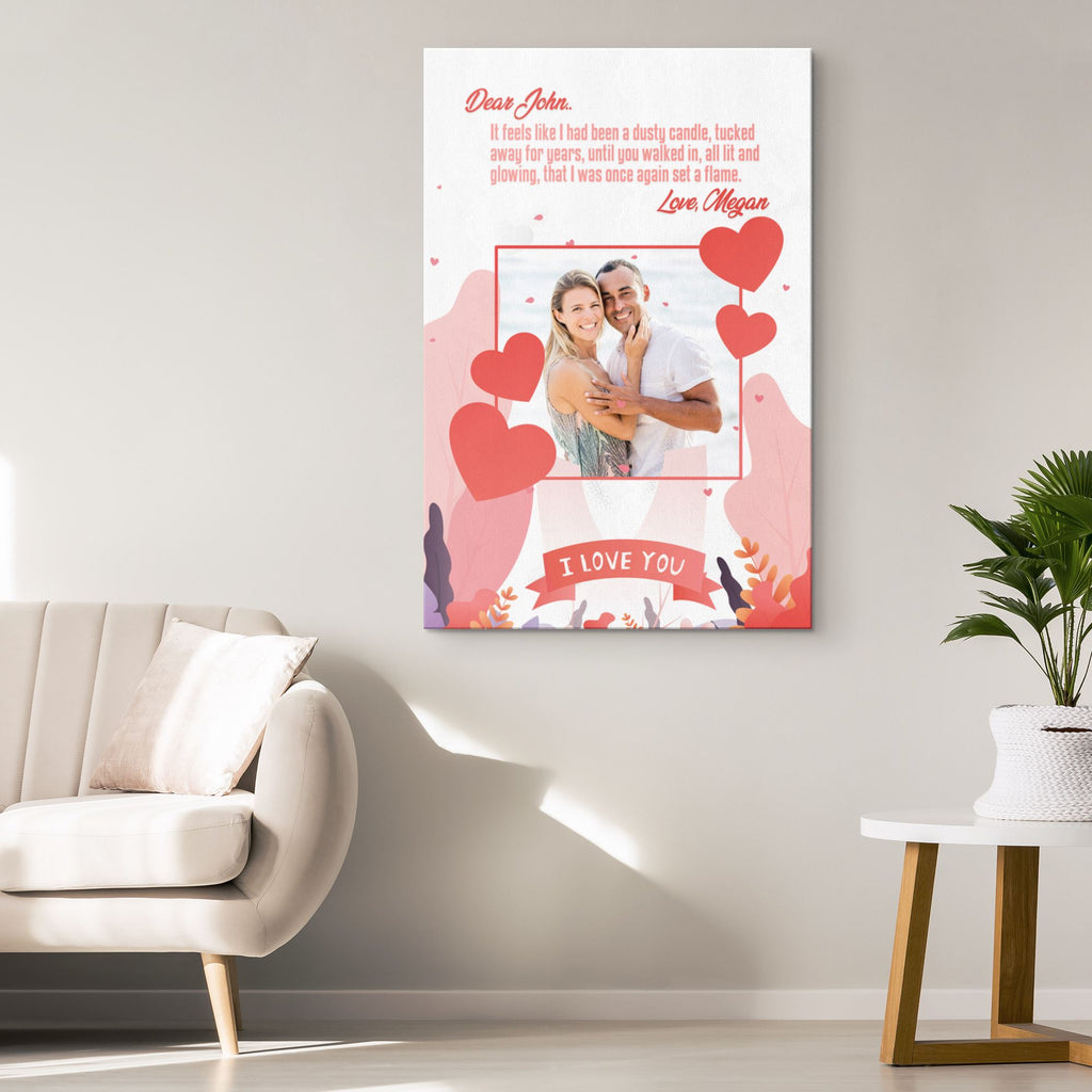 Personalized Couple Romantic Canvas Canvas Wall Art 2 teelaunch 