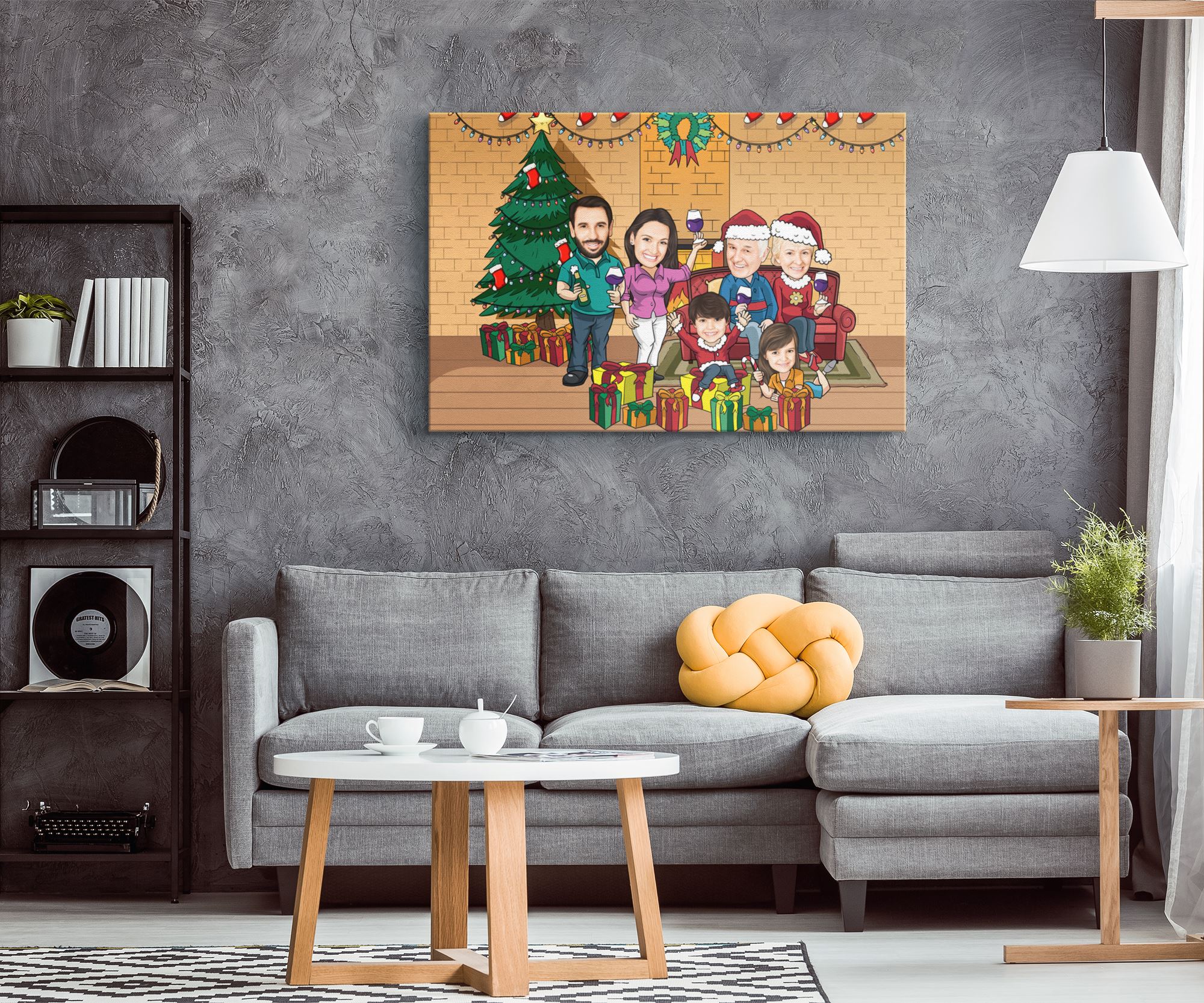 Custom Canvas Prints Family Personalized Christmas Gifts The Joy Of  Christmas Is Family Wall Art Decor Ohcanvas